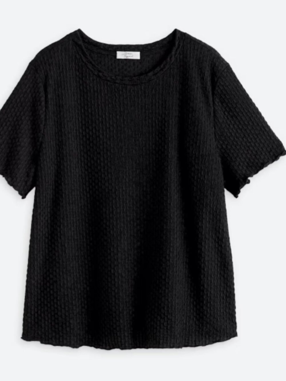 NWT Beacon Lettuce Trim Sleeve Knit Top 2X - Picture 2 of 5